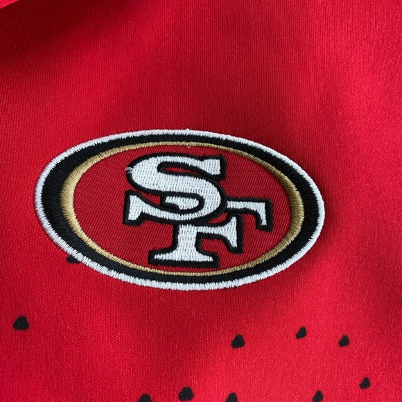 San Francisco 49ers NFL Zipper Hoodie Size M (XXL) - Picture 3 of 9